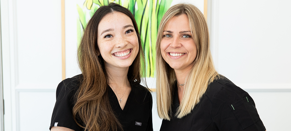 dental assistants smiling